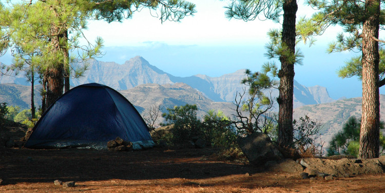 camping canary islands tamadaba